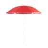 Custom Logo Beach Umbrella Red